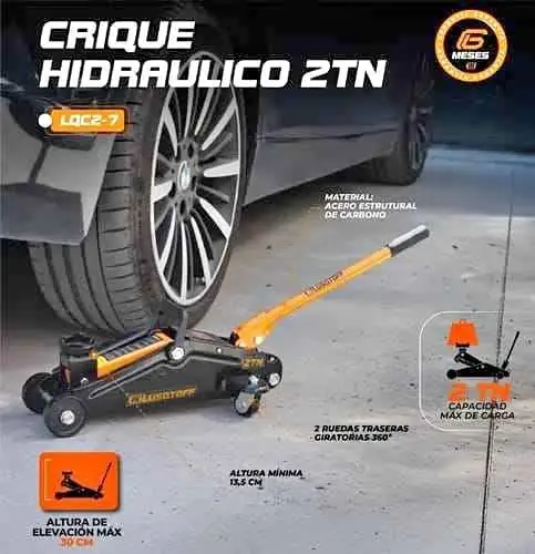Crique carrito hidráulico lusqtoff