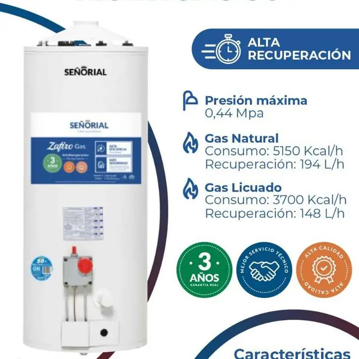 Termotanque Señorial