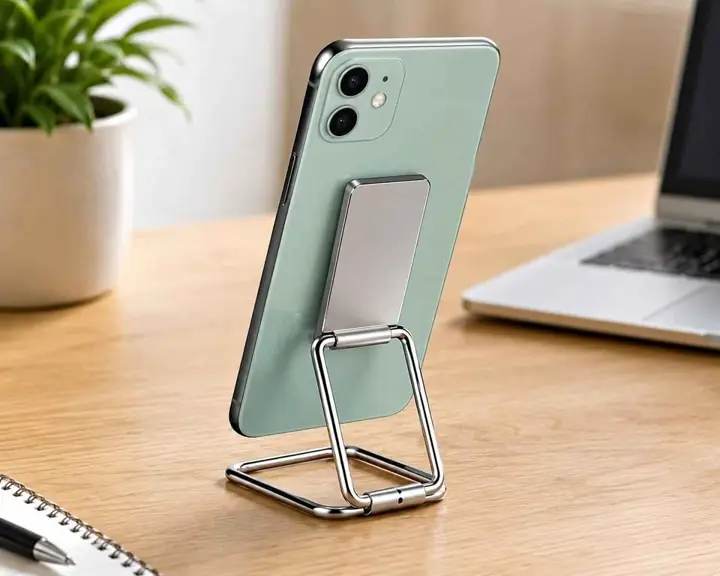 Soporte metálico para celular