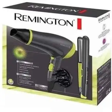 Combo planchita + secador remington