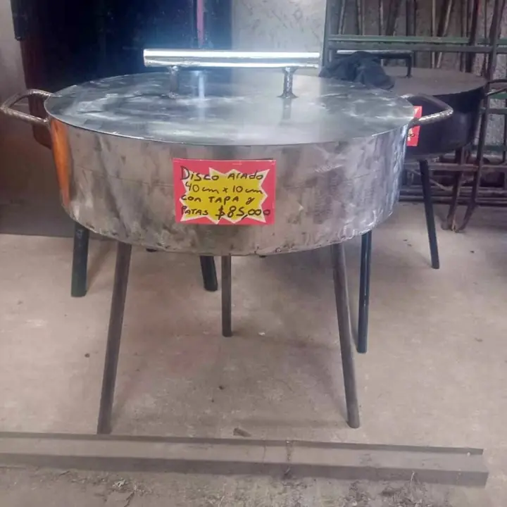 Disco de Arado de 40cm x 10cm con tapa y patas desmontables
