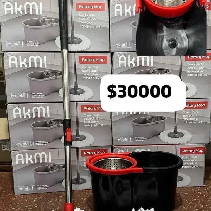 Mopa Akmi Rotary Mop con balde centrífugo