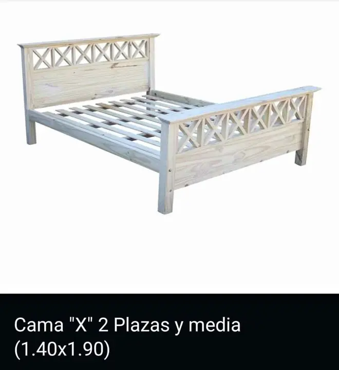 Cama de Pino XXX – 1,40 m