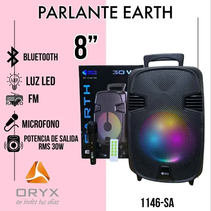 Parlante earth 8" oryx