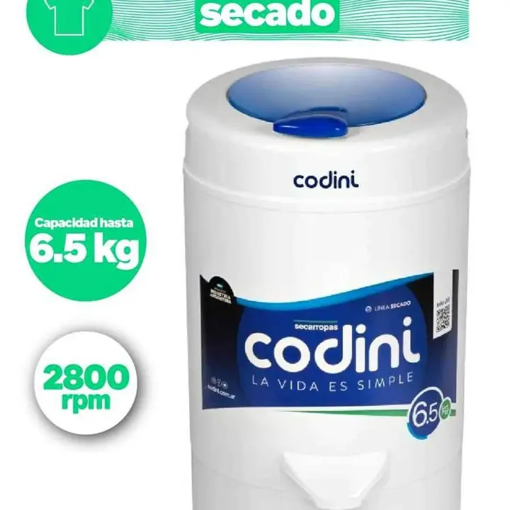 Secarropas advance 6.5 KG Codini