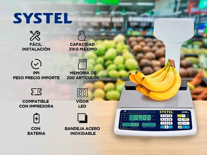 Balanza Comercial Systel Croma