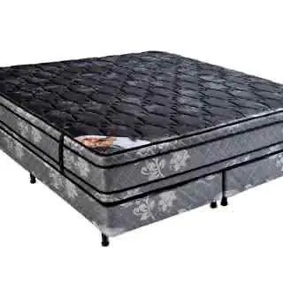 Conjunto King Size Deseo Diamante Negro 200x200x36 Doble Pillow