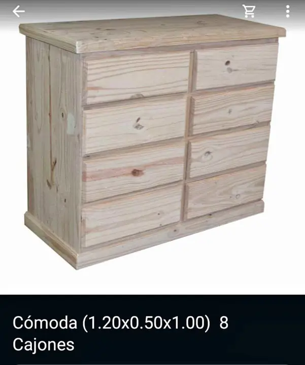Cómodas de Pino – 1,00 m y 1,20 m