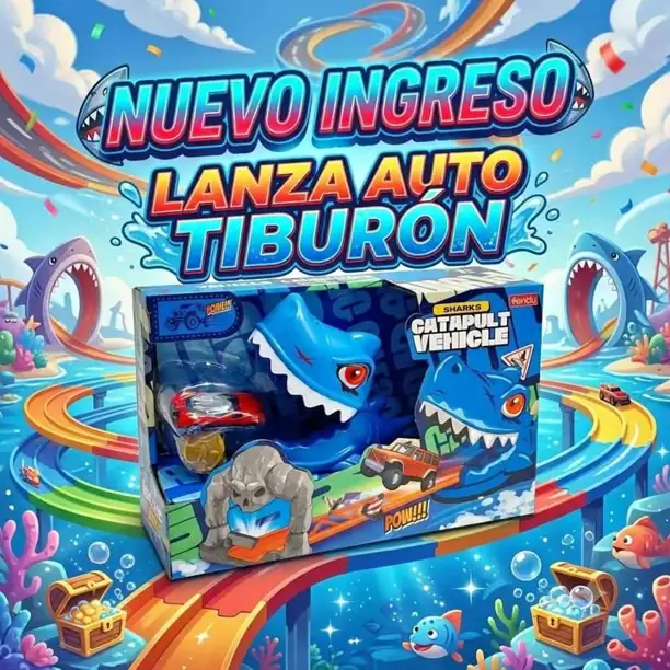 Lanza auto tiburon