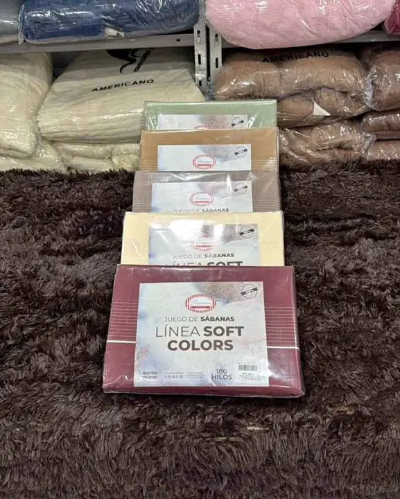 Juego de sábanas línea soft colors – 180 hilos