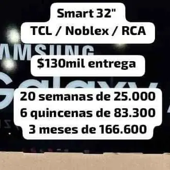 Smart de 32' a pagar