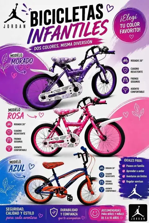 Bicicleta rodado 20 con diseño