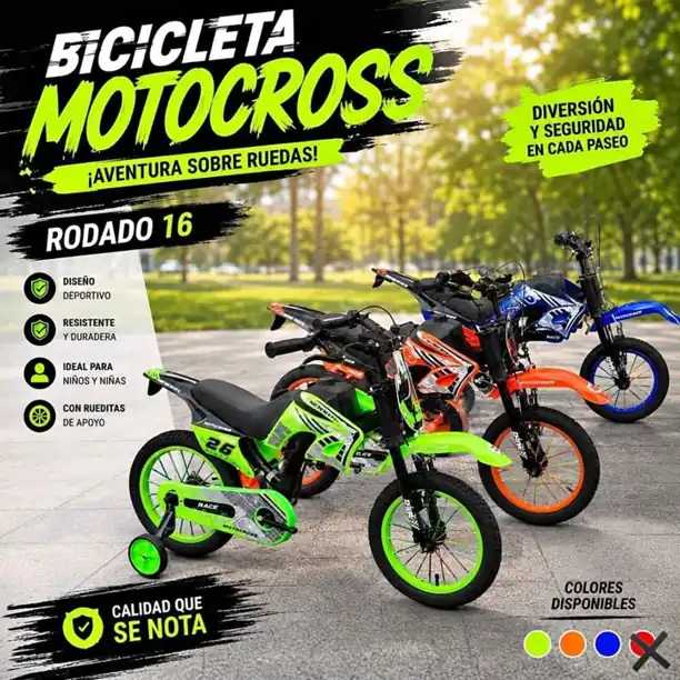 Bici motocross jordan R-16