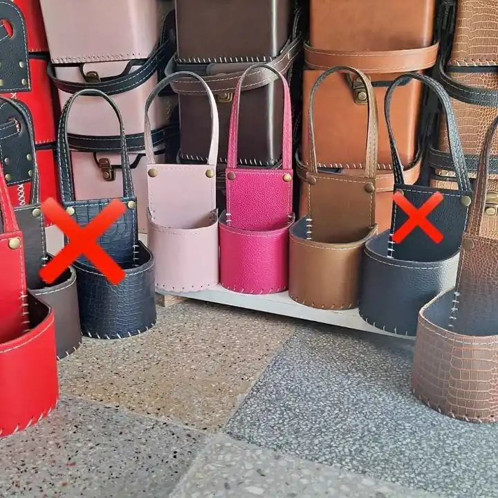 Porta Mate de Cuero Ecológico para Auto