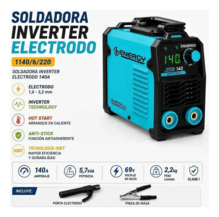 Soldadora Inverter Energy L140A
