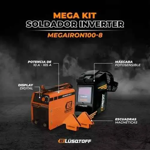 Mega kit soldador inverter luqstoff