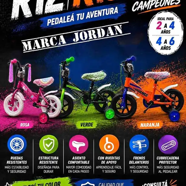 Bicicleta jordan con diseño