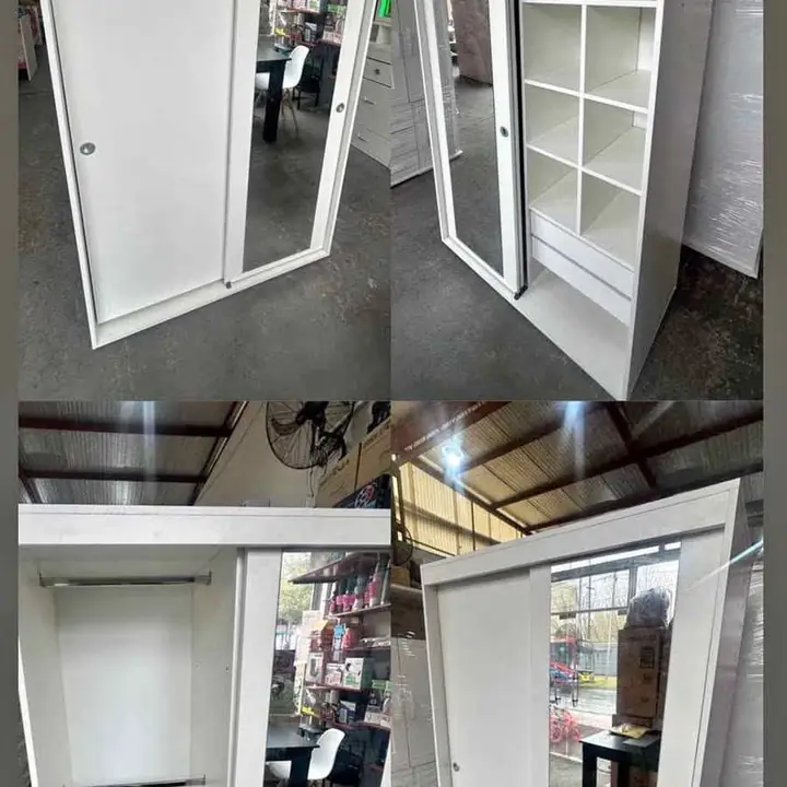 Placard puerta corrediza con espejo cuerpo completo