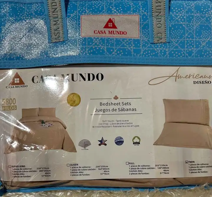 Juego de sábanas Casamundo brodery