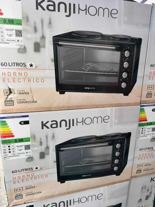 Horno electrico 60 lts kanjihome, con anafe