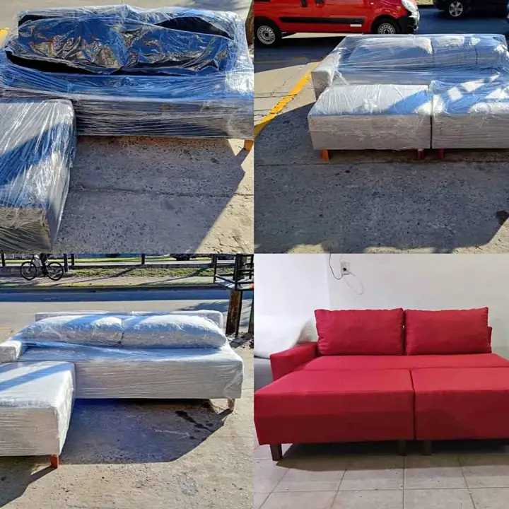 Sillón de 3 cuerpos premium + camastro de espuma alta densidad