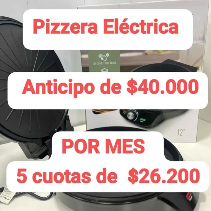 Pizzera Eléctrica a pagar
