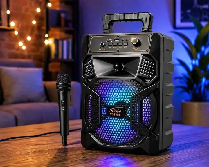 Parlante multimedia portátil 8" sing-e ZQS808