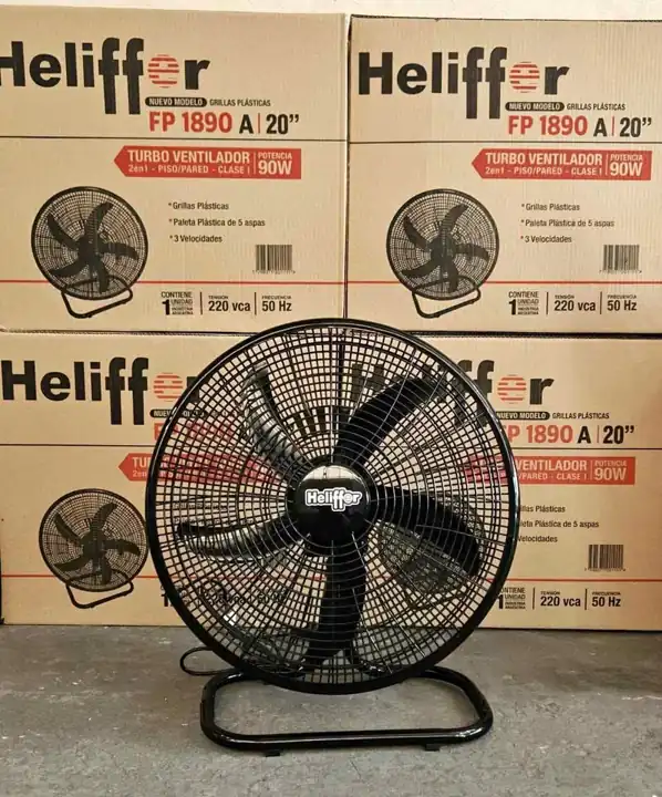 Turbo ventilador de 20" – 5 paletas de alto rendimiento