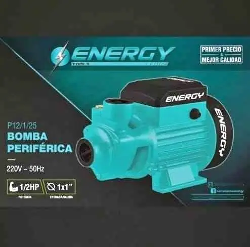 ULTIMA Bomba de Agua Periférica ENERGY 1/2 HP