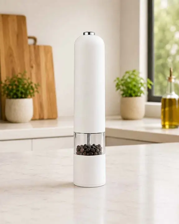 Molinillo eléctrico recargable para sal, pimienta y especias