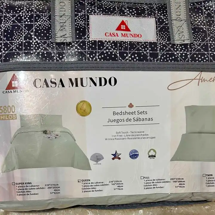 Juego de sábanas Casamundo brodery