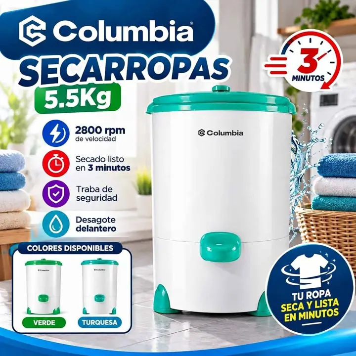 Secarropas columbia 5,5 KG