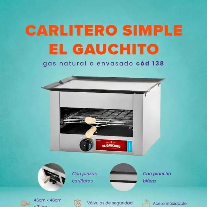 Carlitero simple el gauchito con plancha