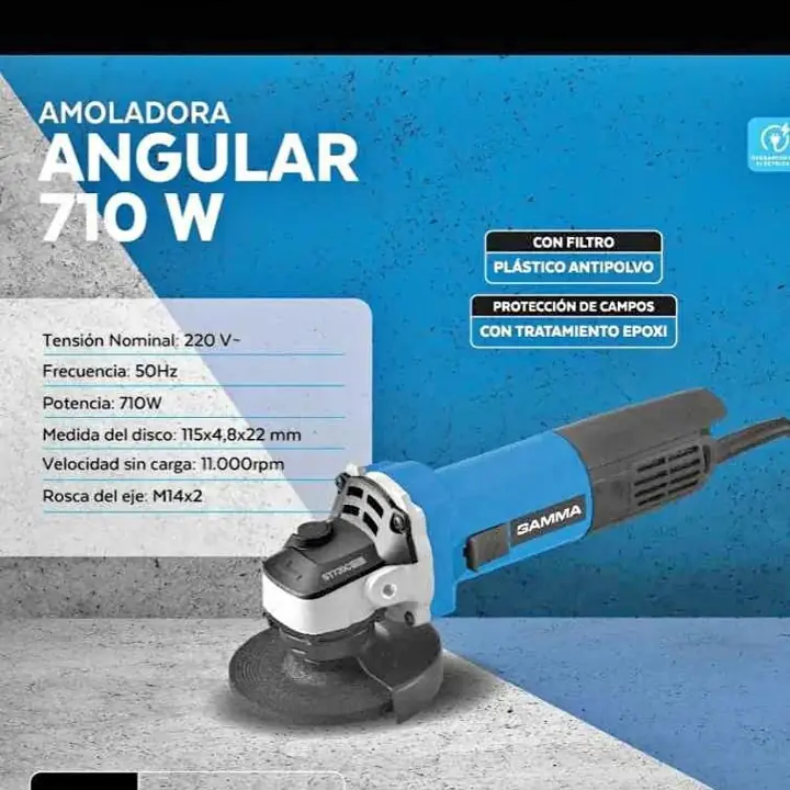 Amoladora angular 710W