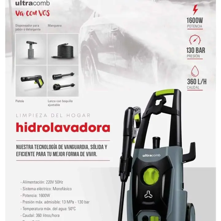 Hidrolavadora Ultracomb 1600W
