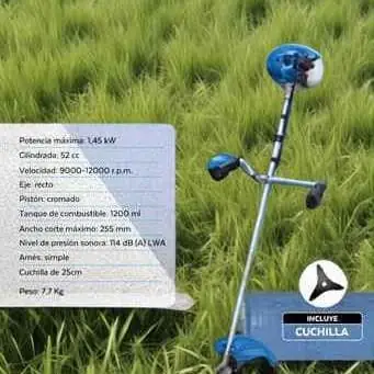Desmalezadora gamma 52cc