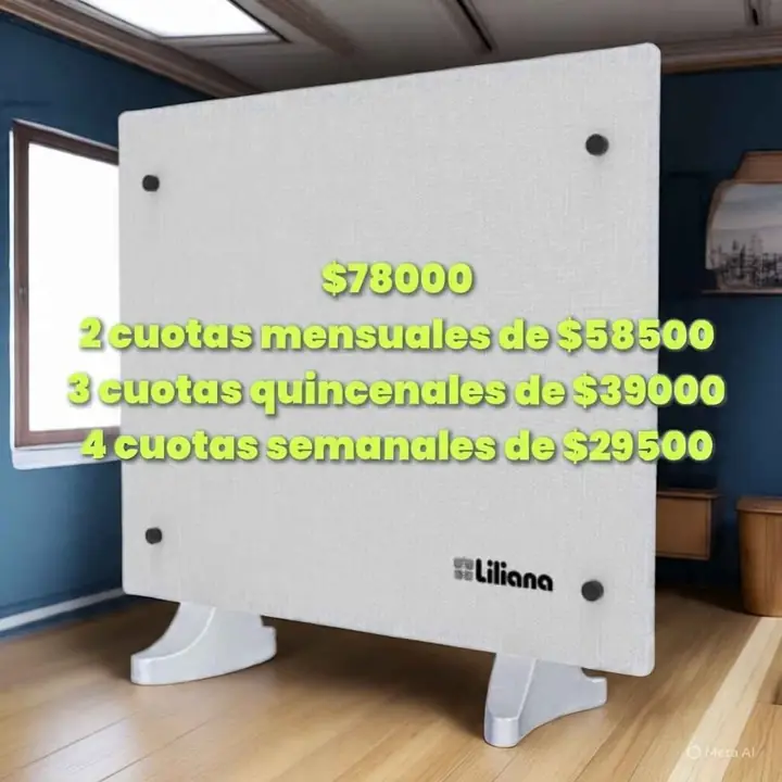 Panel de Vidrio Calefactor Liliana