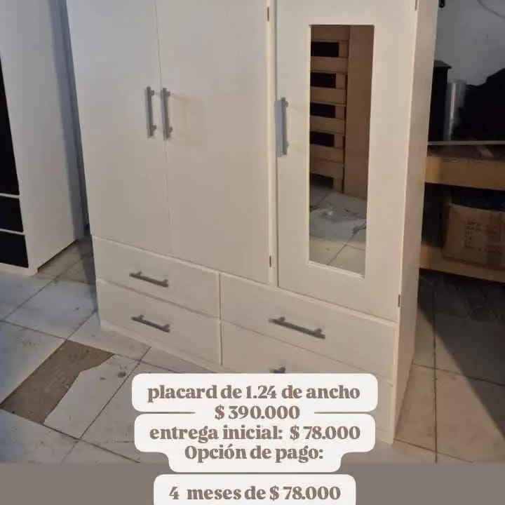 Ropero al contado o a pagar