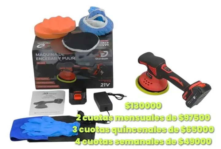 Máquina de Encerar y Pulir inalámbrica