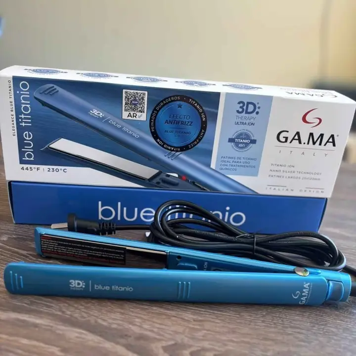 Planchita gama blue titanio 3D