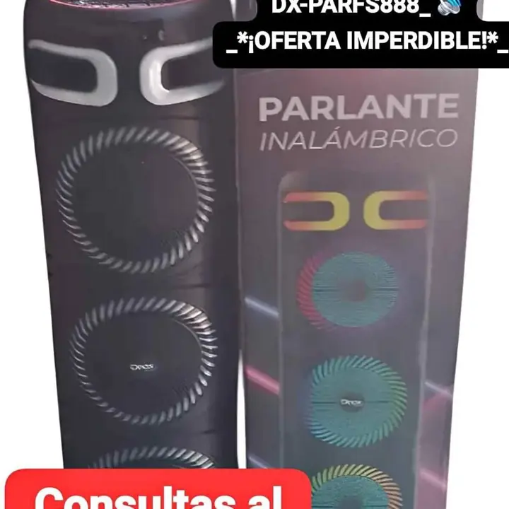 Dinax - parlante inalambrico 3X8" | DX-PARFS888 a pagar