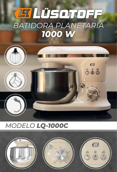 Batidora planetaria lusqtoff 1000 W