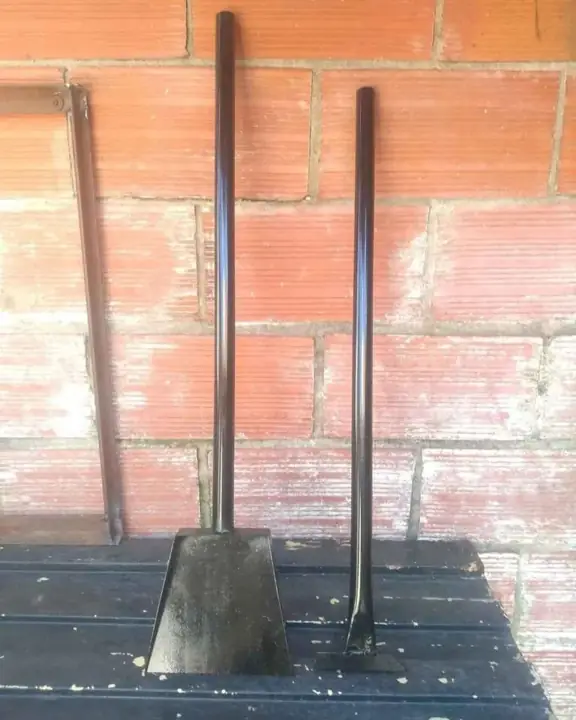 Set de palita y atizador reforzado