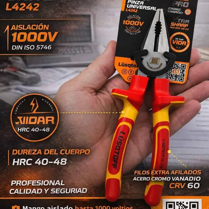 Pinza universal lusqtoff 7" 180 mm