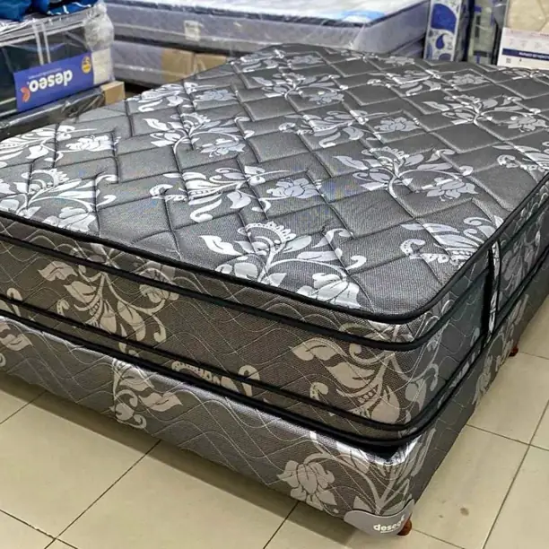 Sommier + colchon 2 plazas, linea diamante
