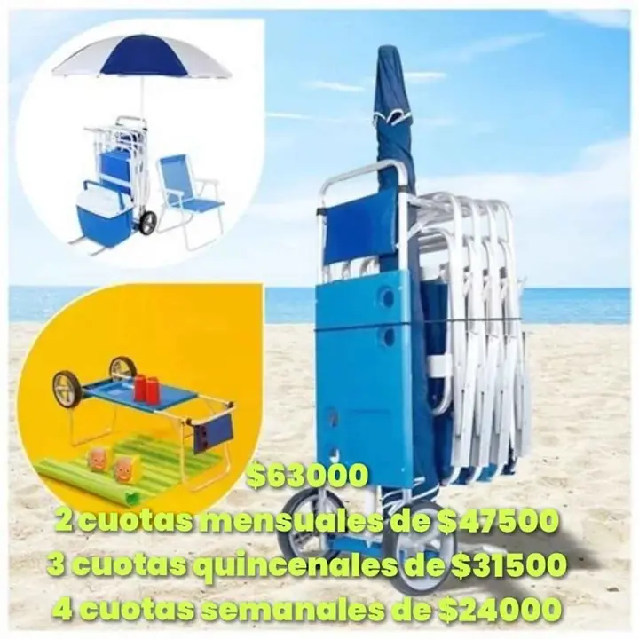 Carrito de playa