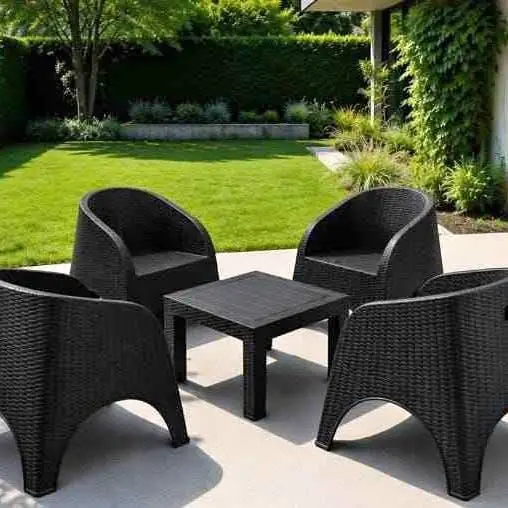 Combo jardin ratan