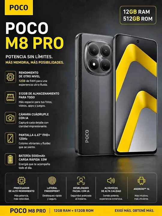 Xiaomi Poco M8 Pro 5g 12gb 512gb