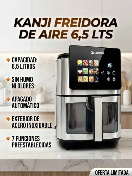 Llego freidora de aire con pantalla digital