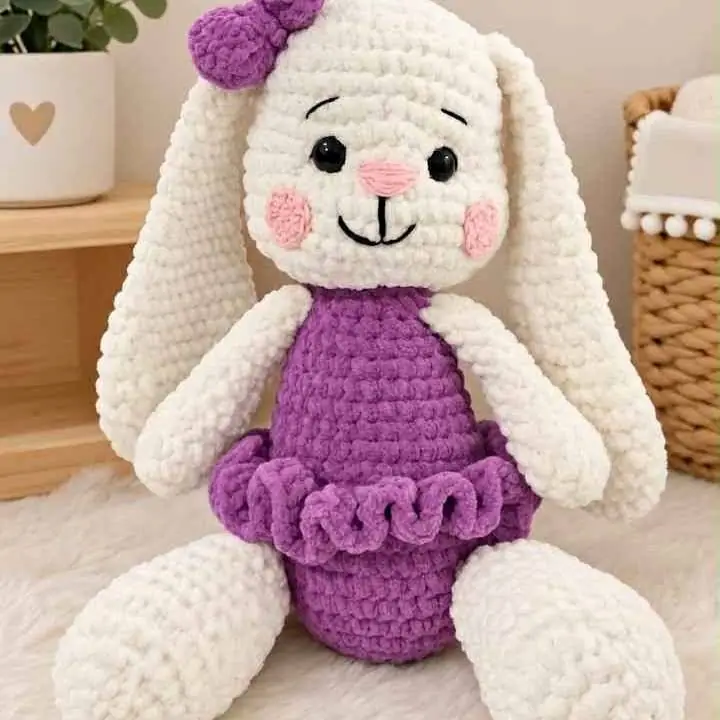Conejo tejido crochet